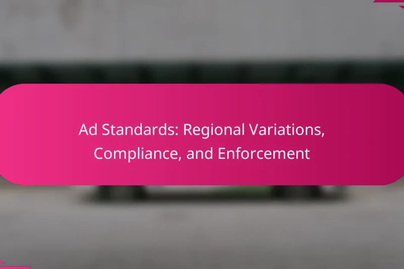 Рекламные стандарты: региональные вариации, соответствие и применение