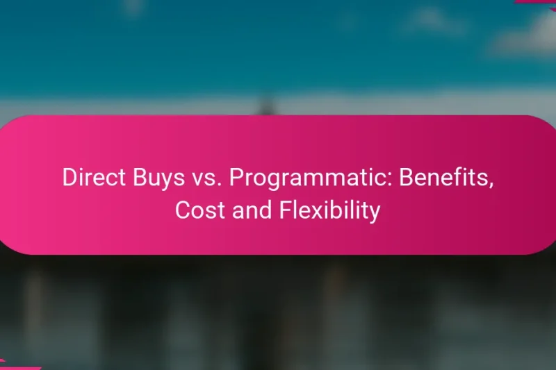 Прямые покупки против программматик: преимущества, стоимость и гибкость