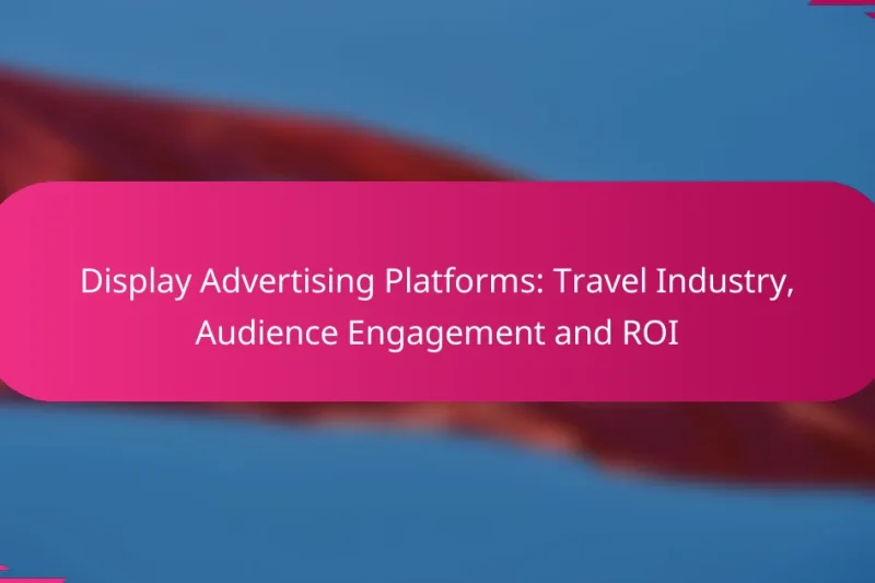 Платформы медийной рекламы: туристическая индустрия, взаимодействие с аудиторией и ROI